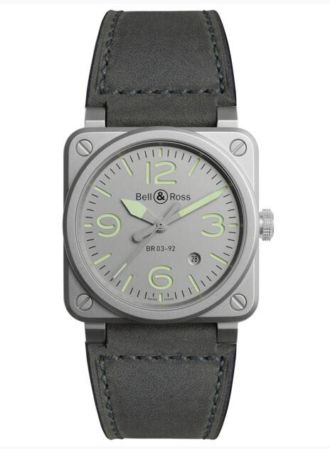 Best Bell & Ross Replica BR 03-92 HOROLUM BR0392-GR-ST/SCA watch